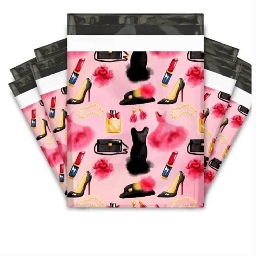 Lot of 20 Pink Fashion Boutique Poly Mailers 10x13 Shipping Bags